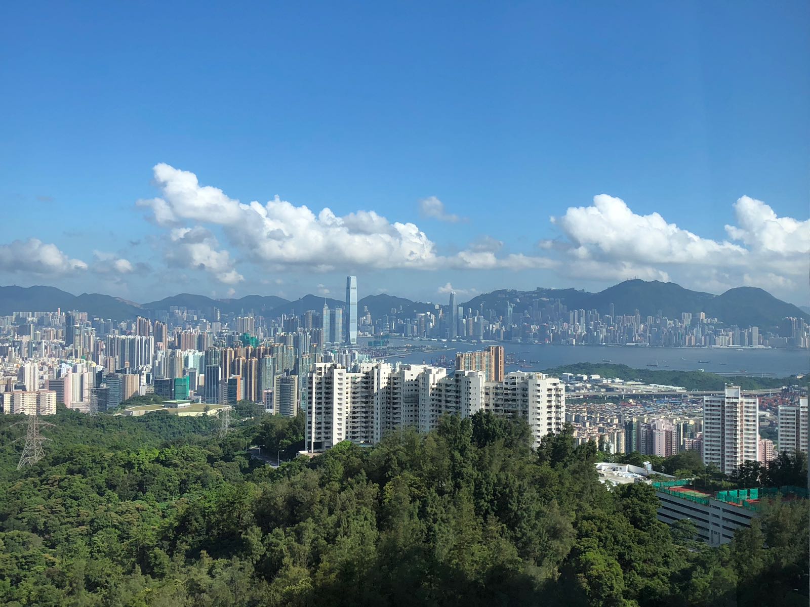 葵涌一帶景觀 View from Kwai Chung